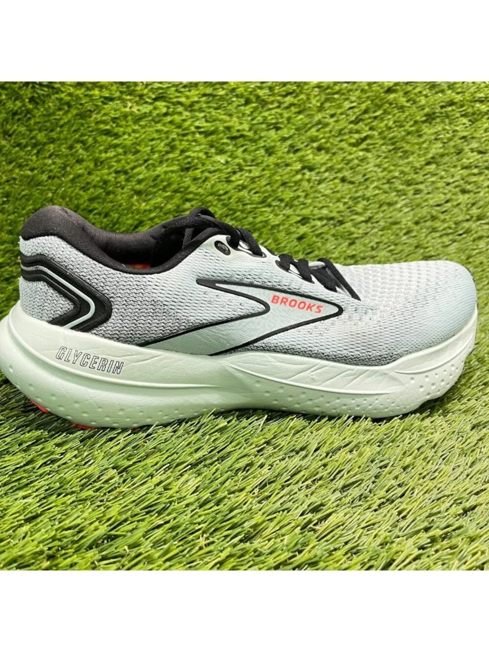 Brooks Glycerin 21 Womens Size 8.5 Mint Green Athletic Running Shoes Sneakers